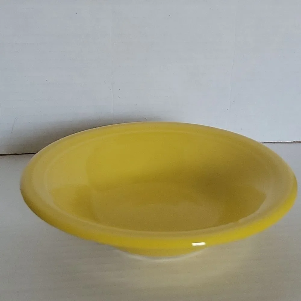 Fiestaware Fiesta Small Stacking Cereal Bowl Sunflower Yellow Ceramic 11 Oz - Picture 4 of 14